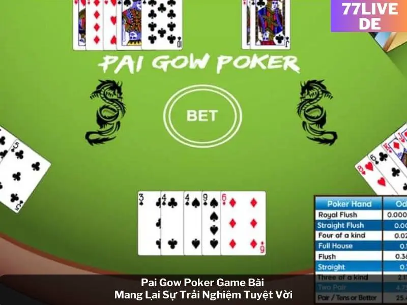 Cách chơi Pai Gow Poker hiệu quả