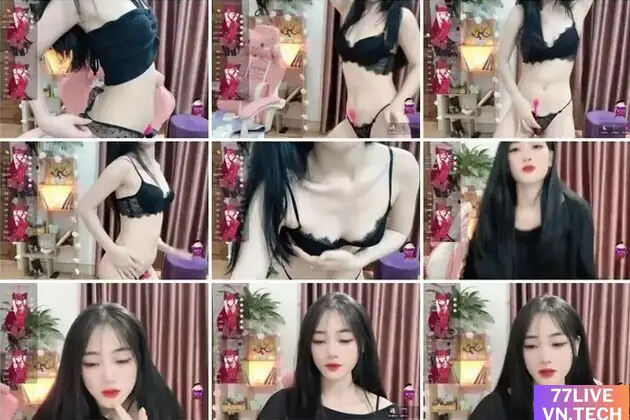 Ái My Aimy 77live Mặt Baby Cực Xinh Show Hàng Hình 8