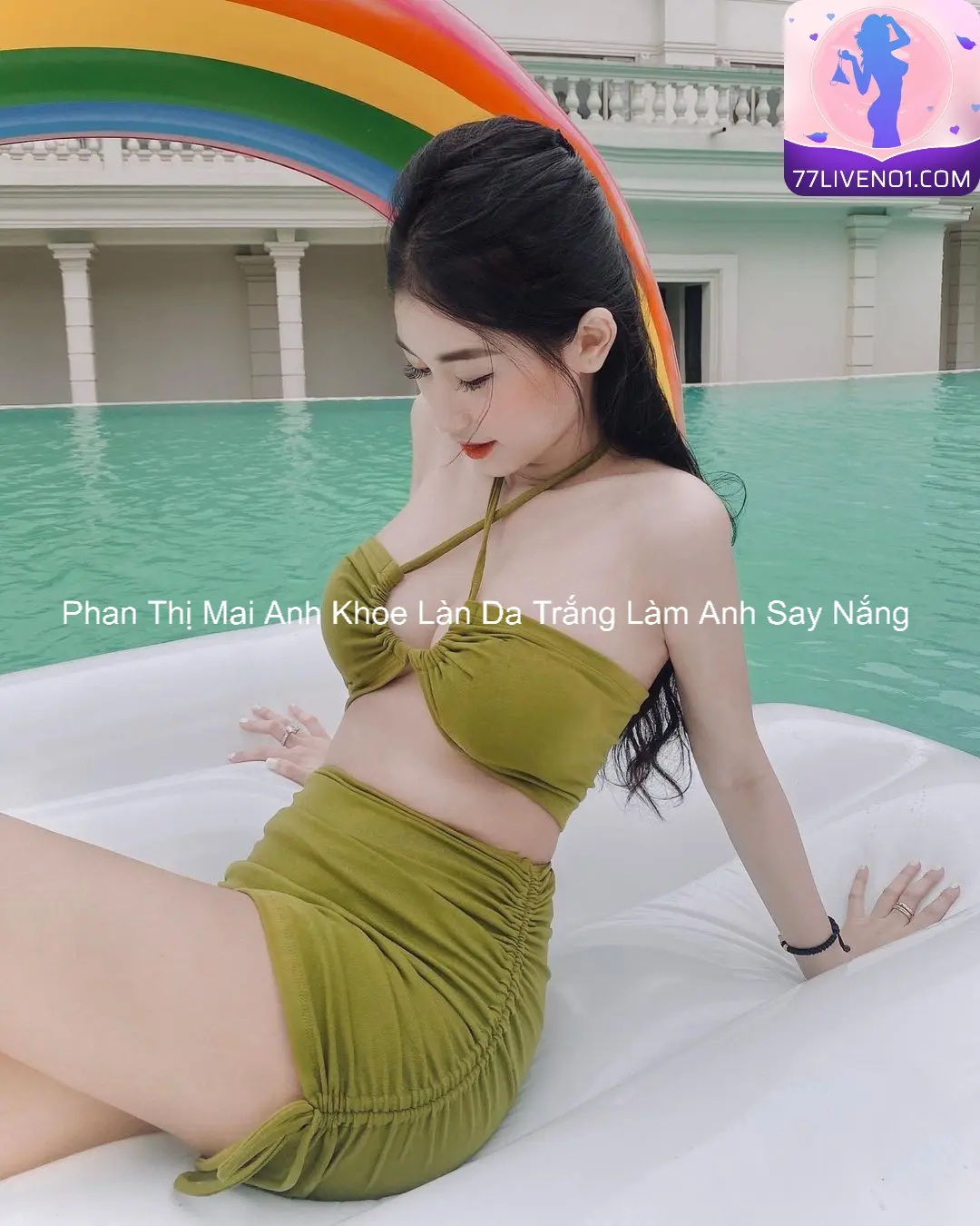 Phan Thị Mai Anh Khoe Làn Da Trắng Làm Anh Say Nắng 3